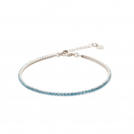 Bratari - Bratara Tennis Din ARGINT Blue Marine