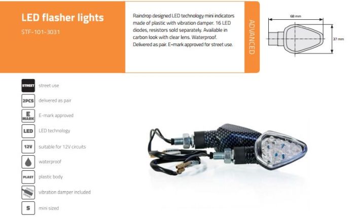 Semnalizator moto LED Motion Stuff STF-101-3031 [2]