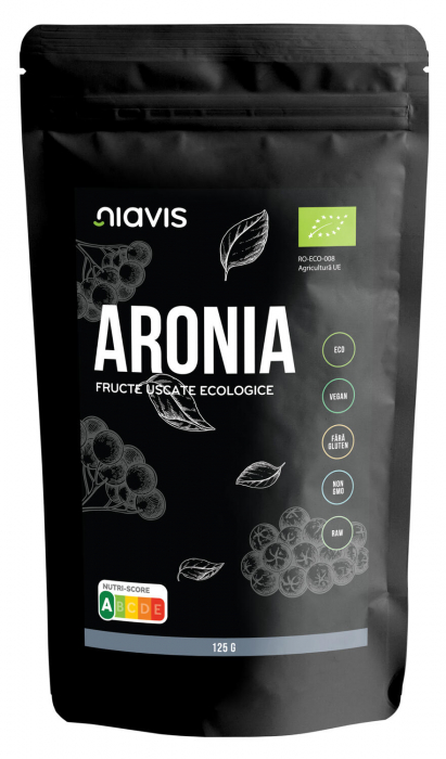 Fructe uscate de Aronia bio de la Niavis, 125 g [2]