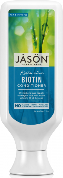 Balsam de par Biotin pt intarire fire despicate, 454 ml. Jason [1]