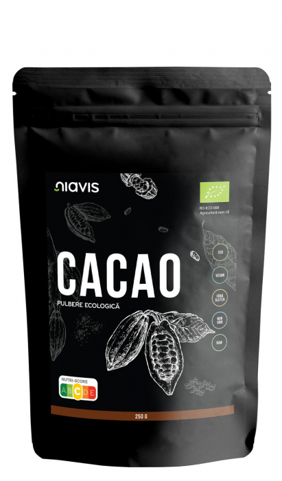 Cacao raw (cruda) pulbere bio 250 g de la Niavis [1]