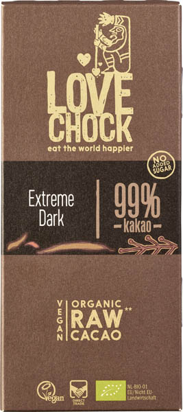Ciocolata RAW VEGANA extreme dark 99% cacao 70 g [1]