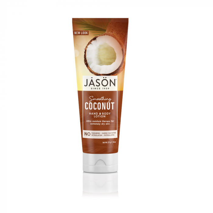 Crema hidratanta cu ulei de cocos pentru maini si corp, Jason [1]