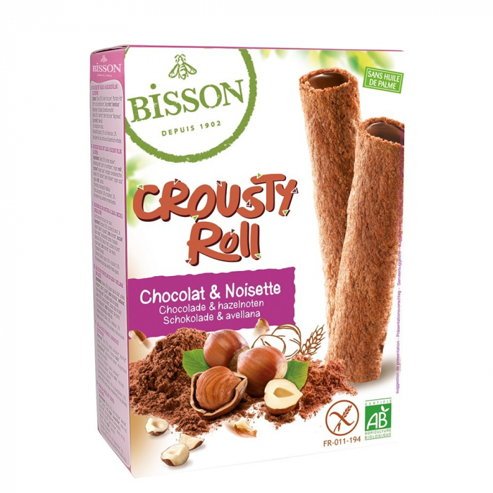 Crousty Roll cu cacao și alune - fara gluten 125g [1]