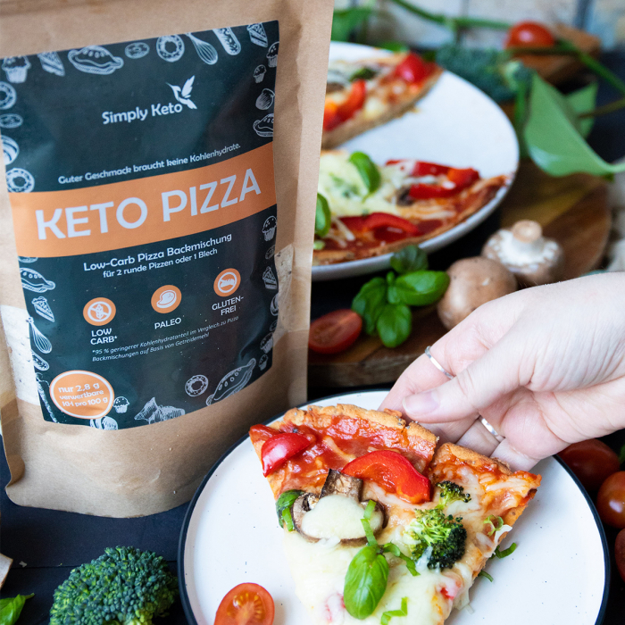 Mix keto de faina pentru pizza fara gluten 290g Simply Keto [2]