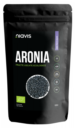 Fructe uscate de Aronia bio de la Niavis, 125 g [0]