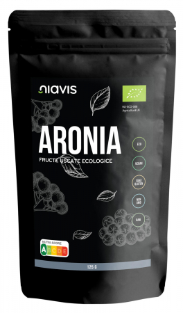 Fructe uscate de Aronia bio de la Niavis, 125 g [1]