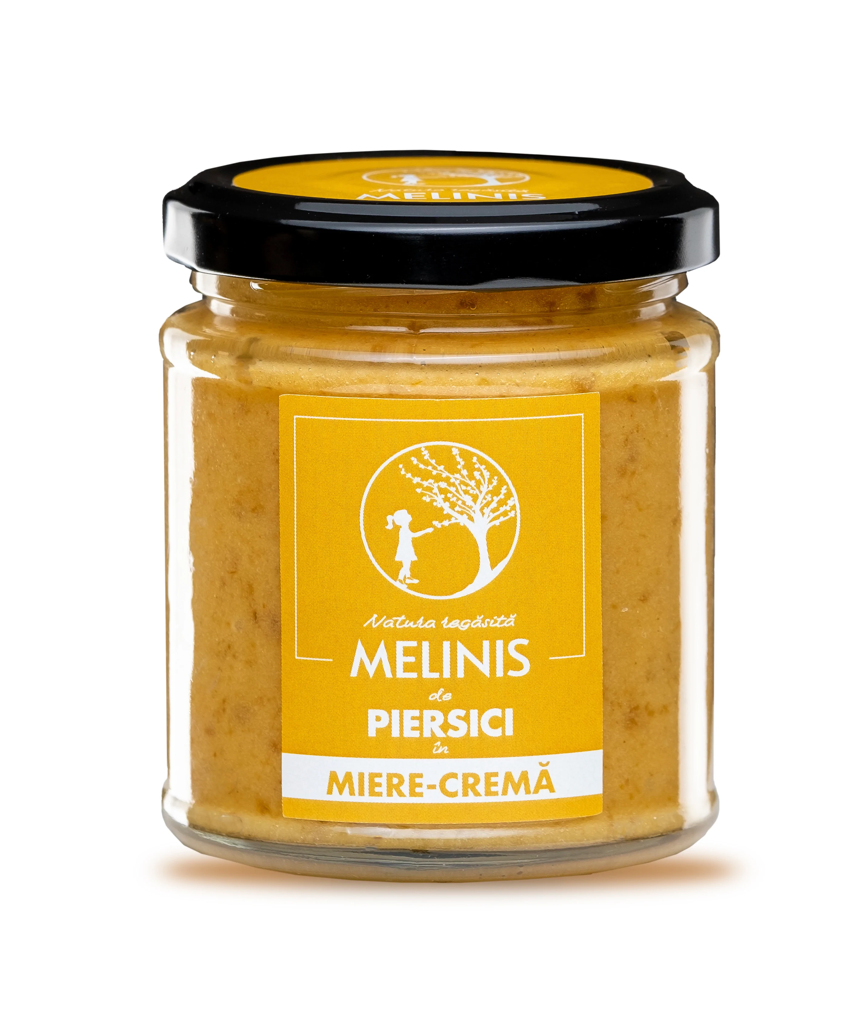 Crema de piersici cu miere poliflora 230g Melinis [0]