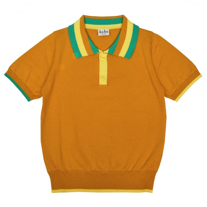 Dex poloshirt Knitwear golden yellow [1]