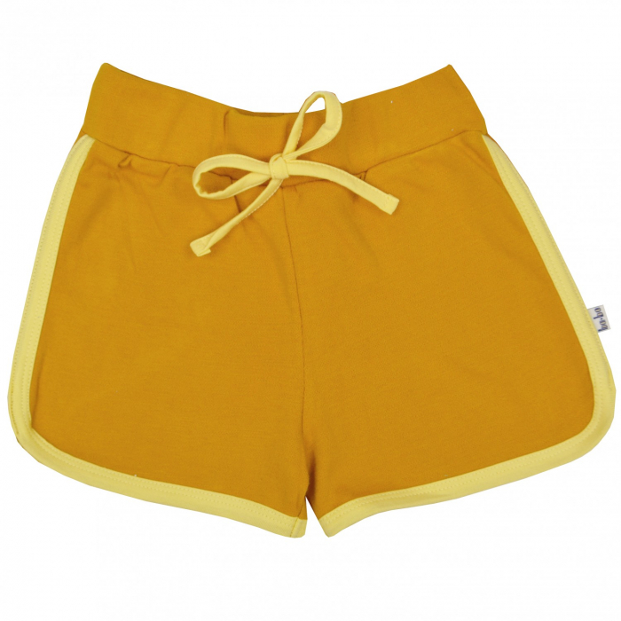 Short Soft jacquard Golden yellow [1]