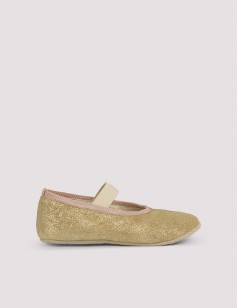 Ballerina Shoe w Elastic Gold Patinated [1]