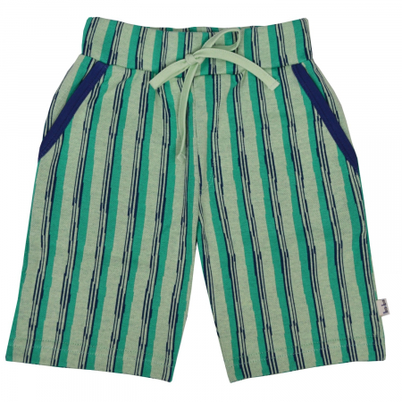 Pant short Jacquard Green Stripe [0]
