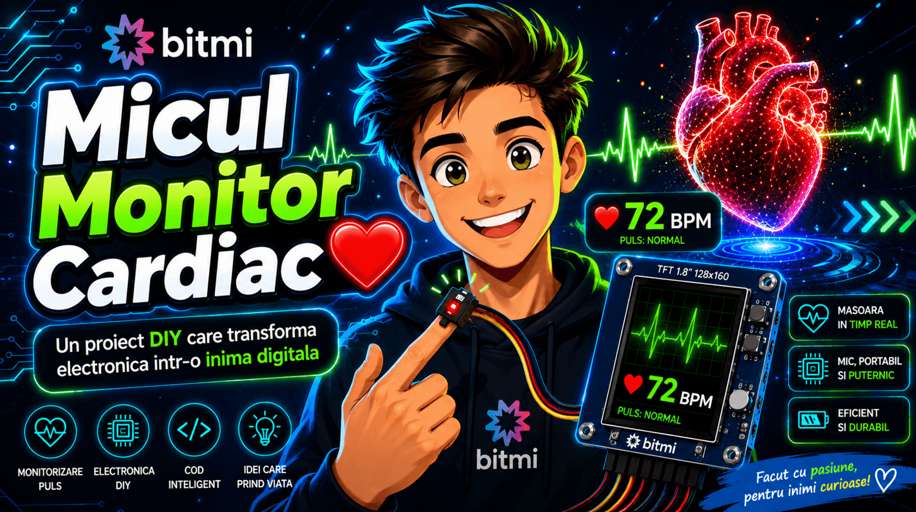 Micul Monitor Cardiac cu Arduino