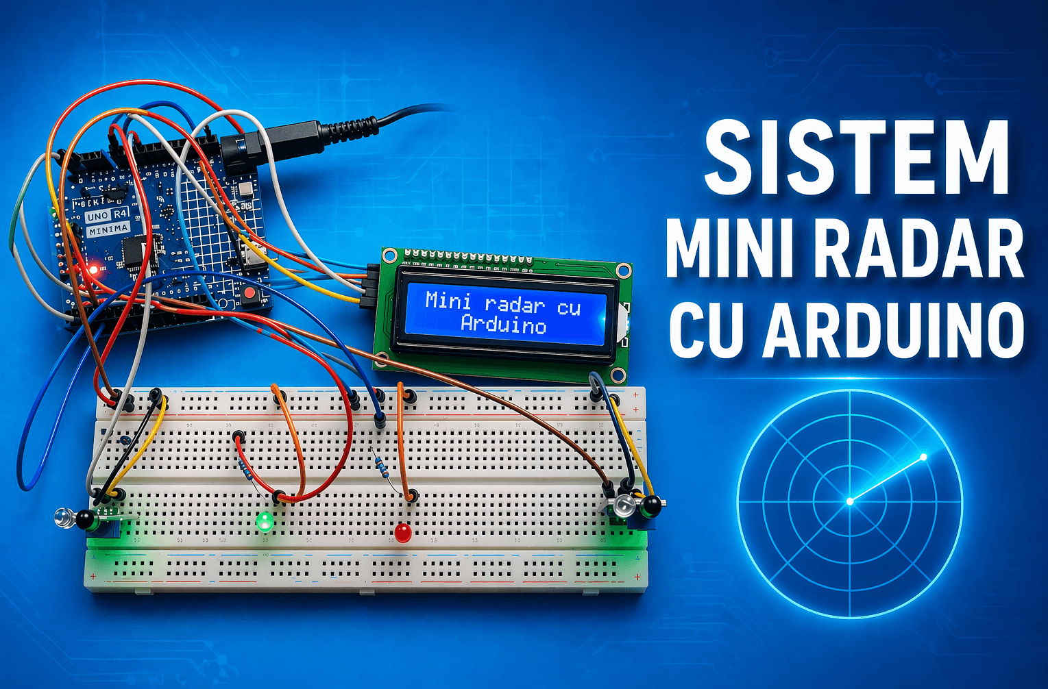 Realizarea unui sistem mini radar cu Arduino