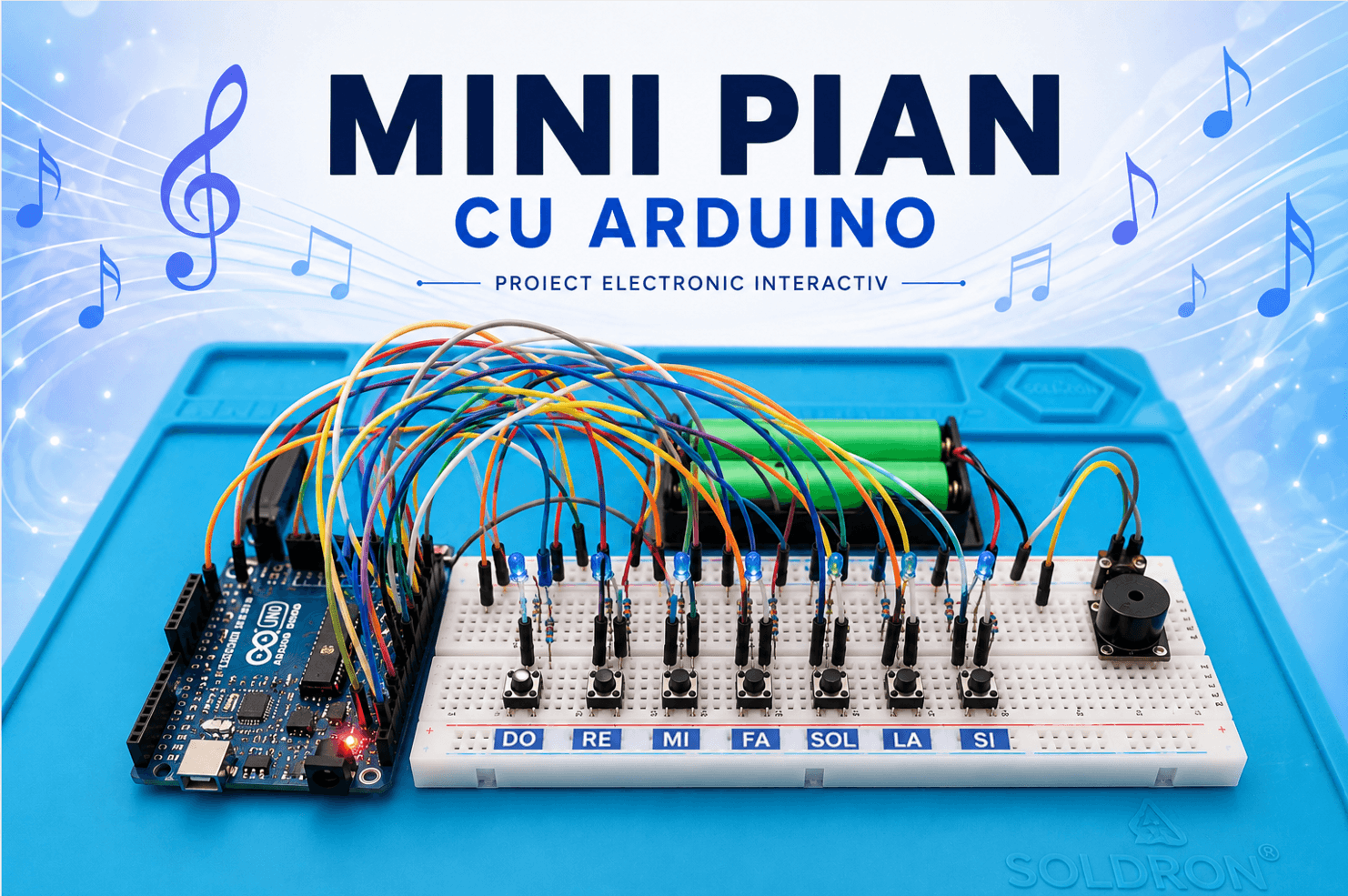 Realizarea propriului mini Pian cu Arduino