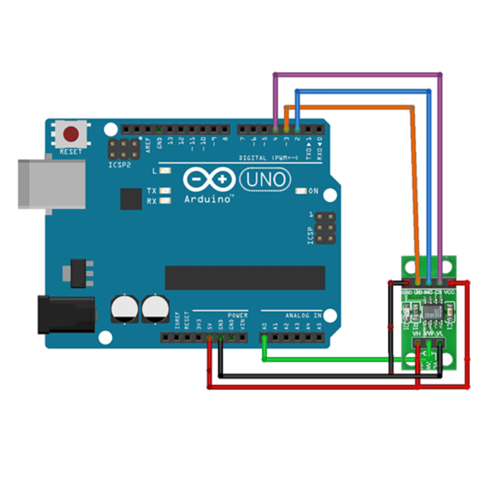 Exemplu schema conectare X9C103S - bitmi