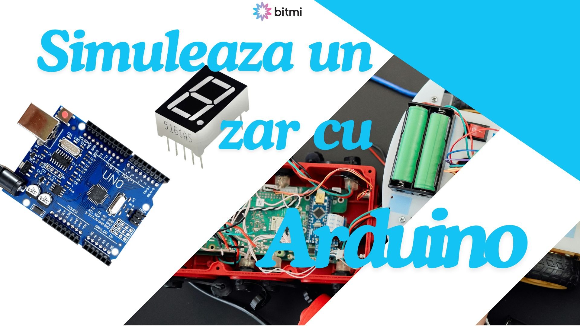 Arduino pentru incepatori: simuleaza un zar electronic pas cu pas cu ajutorul unui afisaj 7 segmente