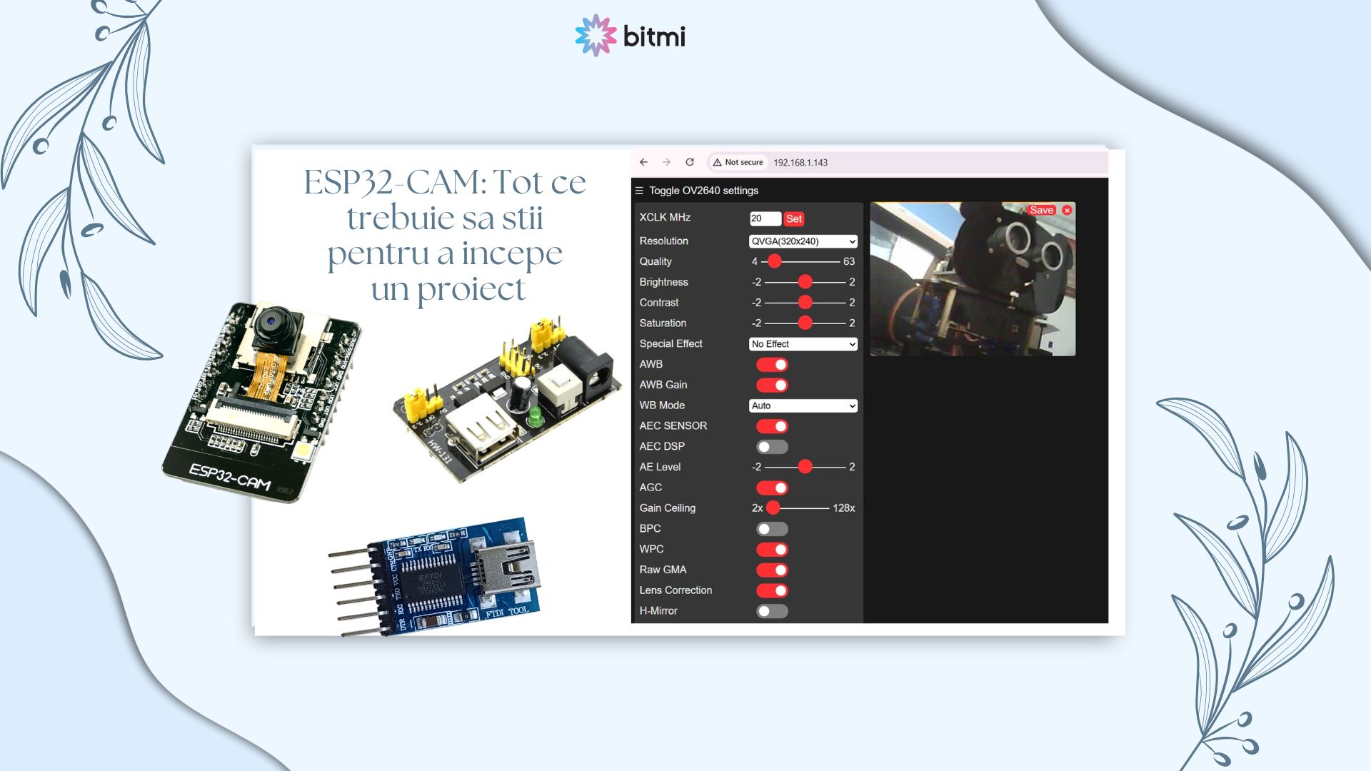 ESP32-CAM: Tot ce trebuie sa stii pentru a incepe un proiect