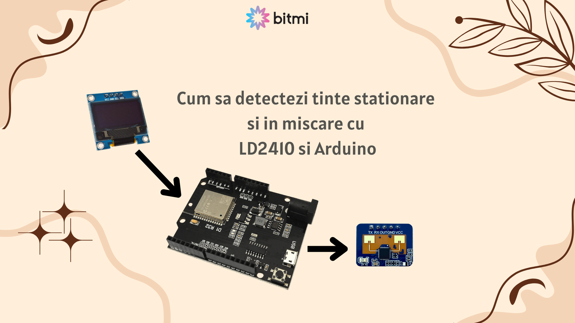 Cum sa detectezi tinte stationare si in miscare cu LD2410 si Arduino