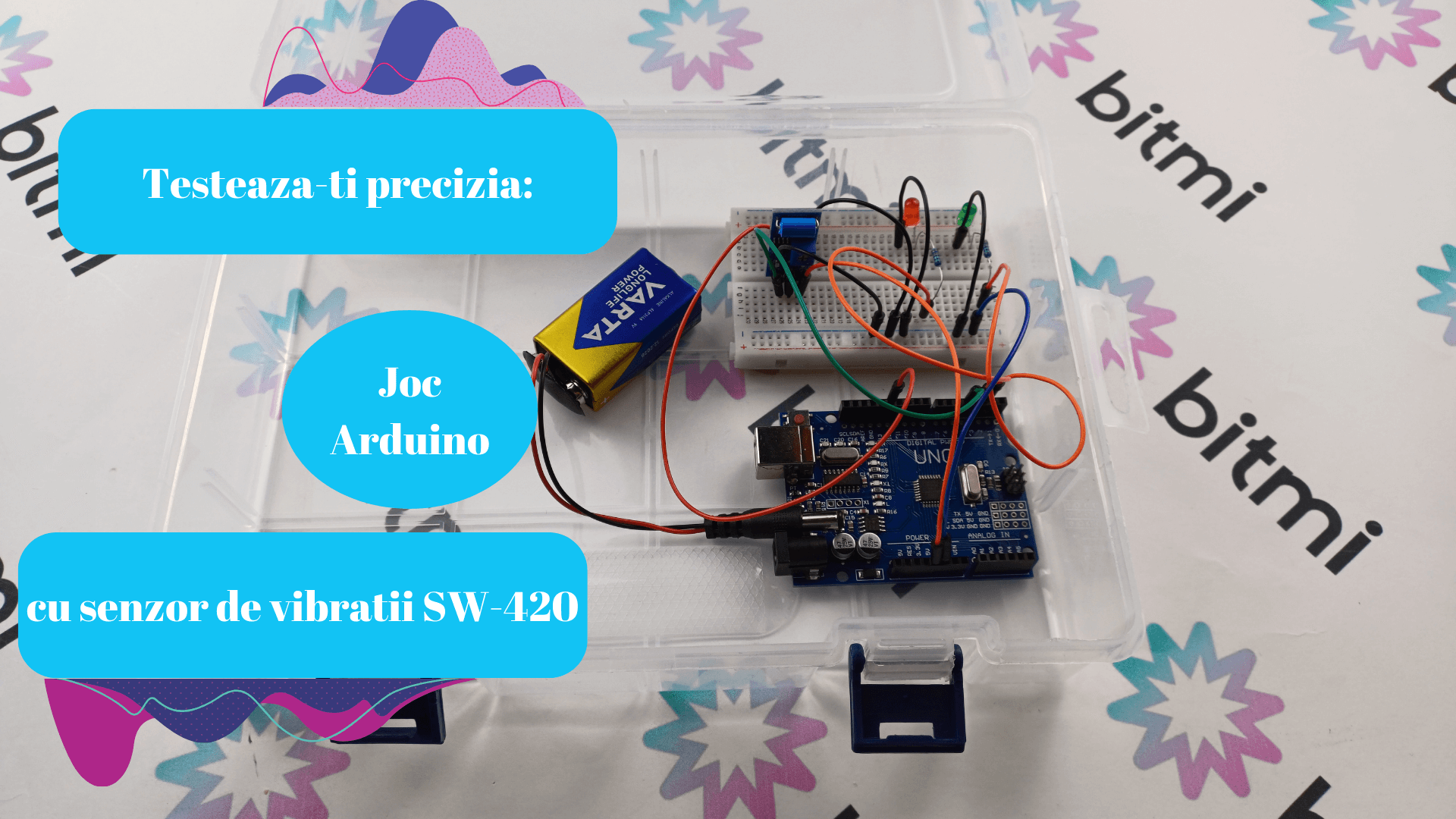Testeaza-ti precizia: Joc Arduino cu senzor de vibratii SW-420