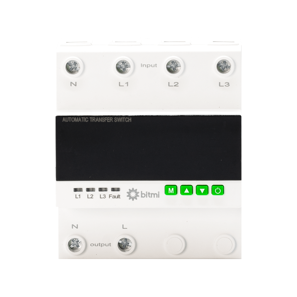 Releu trifazat de protectie la supracurent si tensiune cu comutare de faza, 100A, Bitmi 11858 [3]