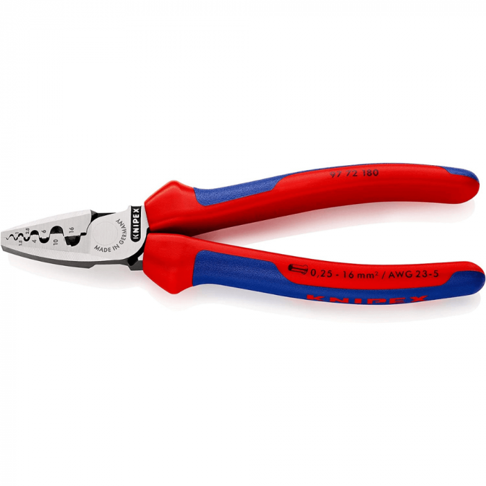 Cleste sertizare pini 0.25 - 16 mm² Knipex 97 72 180 [2]
