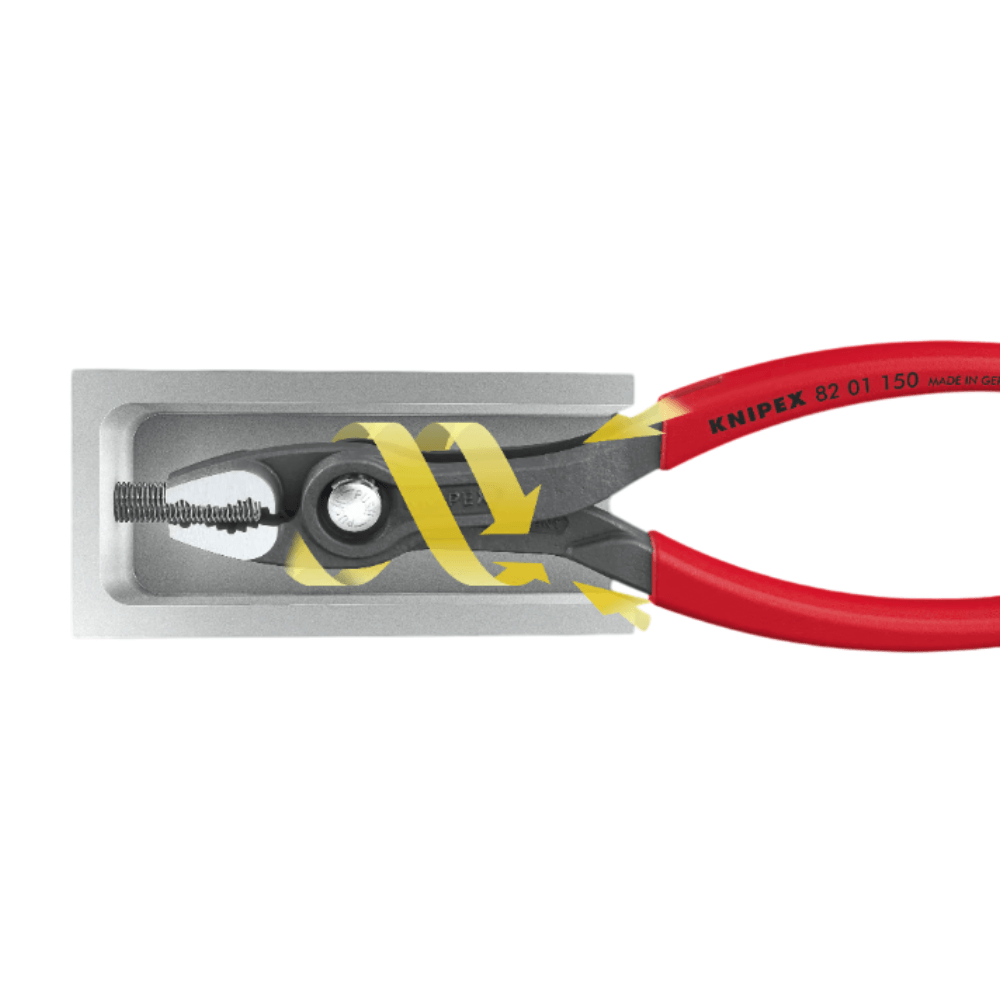 Cleste cu prindere frontala si laterala Knipex TwinGrip 82 01 150 [2]