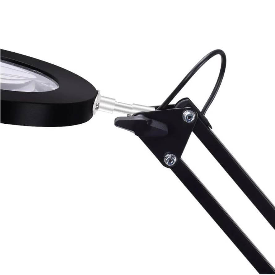 Lampa de birou pentru electronisti cu lumina LED si lupa 5X, Bitmi 10041 [5]