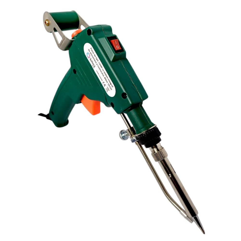 Pistol de lipit 120W cu sistem integrat de alimentare a cositorului, Bitmi 10125 [4]
