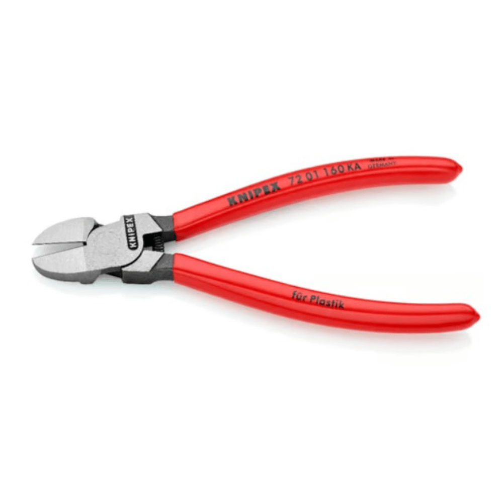 Cleste sfic cu tais diagonal pentru materiale plastice, Knipex 72 01 160 KA [2]