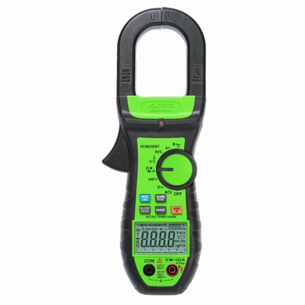 Clampmetru digital TRMS 1000A AC DC cu conectare bluetooth KPS DCM6500BT