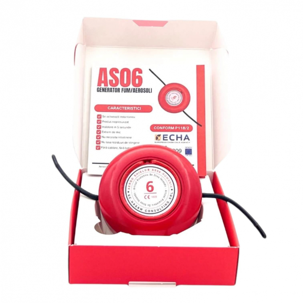 Sistem stingere incendiu cu aerosoli pentru tablouri electrice, Aeroo Shield AS06 [5]
