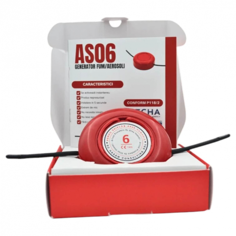 Sistem stingere incendiu cu aerosoli pentru tablouri electrice, Aeroo Shield AS06 [4]