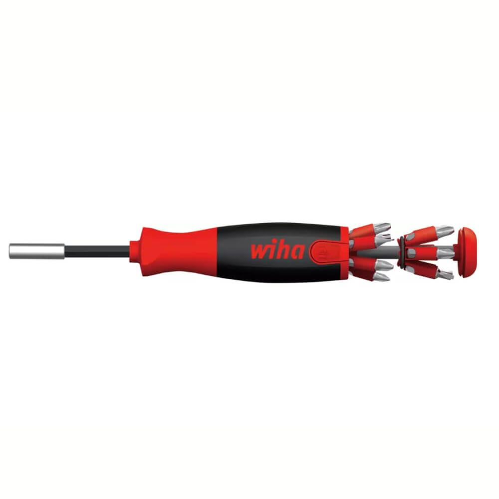 Surubelnita cu cap magnetic si magazie de biti, Wiha 38605 - LiftUp 25
