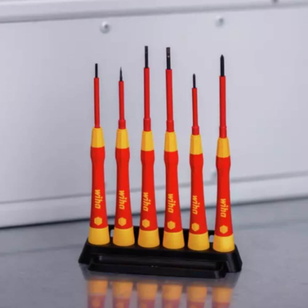 Set 6 surubelnite izolate de precizie PicoFinish cu suport, Wiha 42989 [2]
