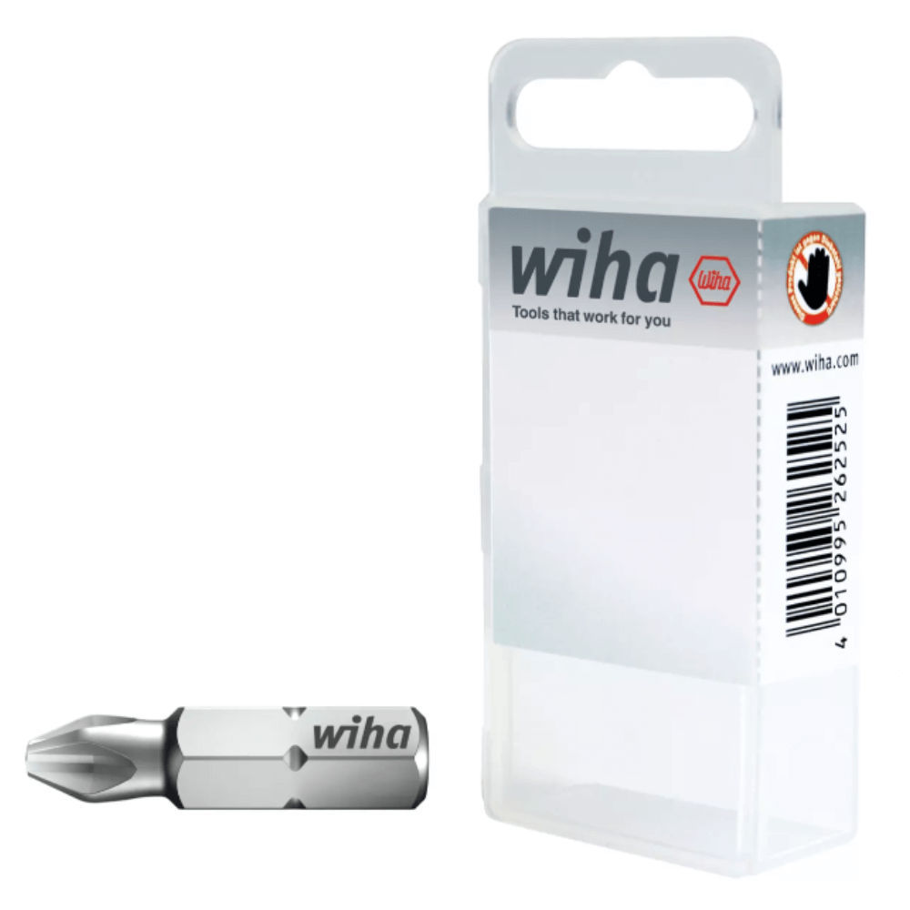 Set 10 biti standard 25mm 1 4 PZ1 - Wiha 32070