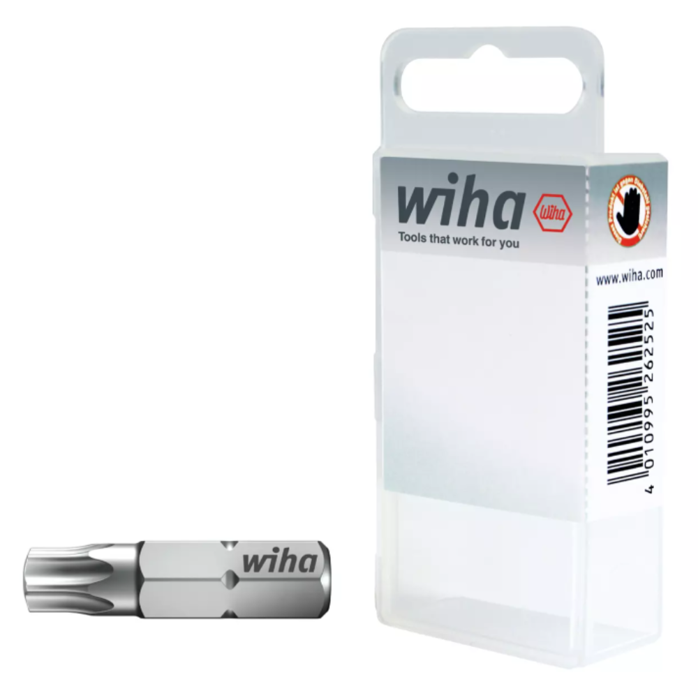 Set 10 biti standard TORX T25 - Wiha 24748
