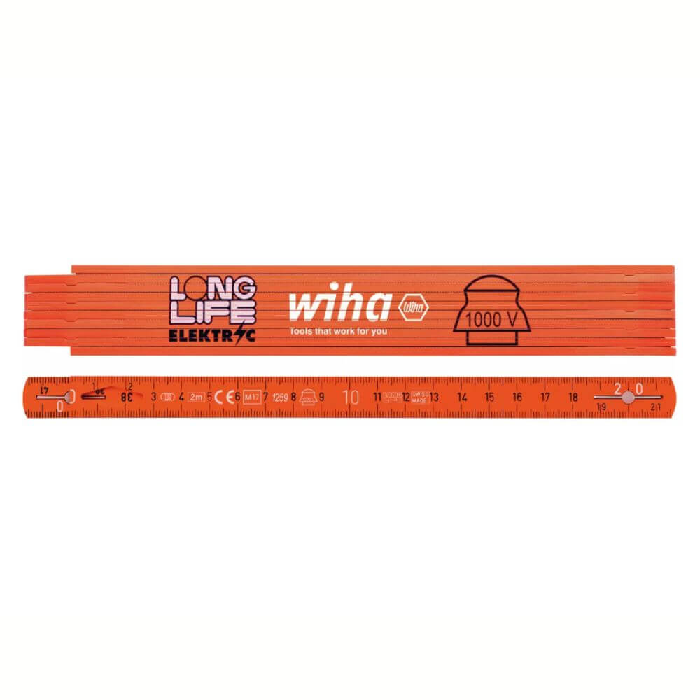 Rigla plianta electrician, 2m - Wiha 42068