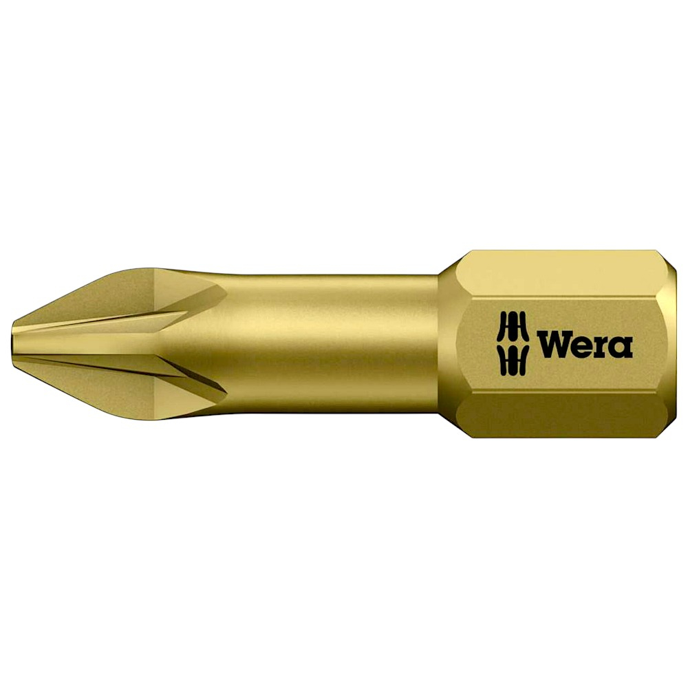 Bit Pozidriv PZ3 x 25mm 1 4   - Wera 05056925001