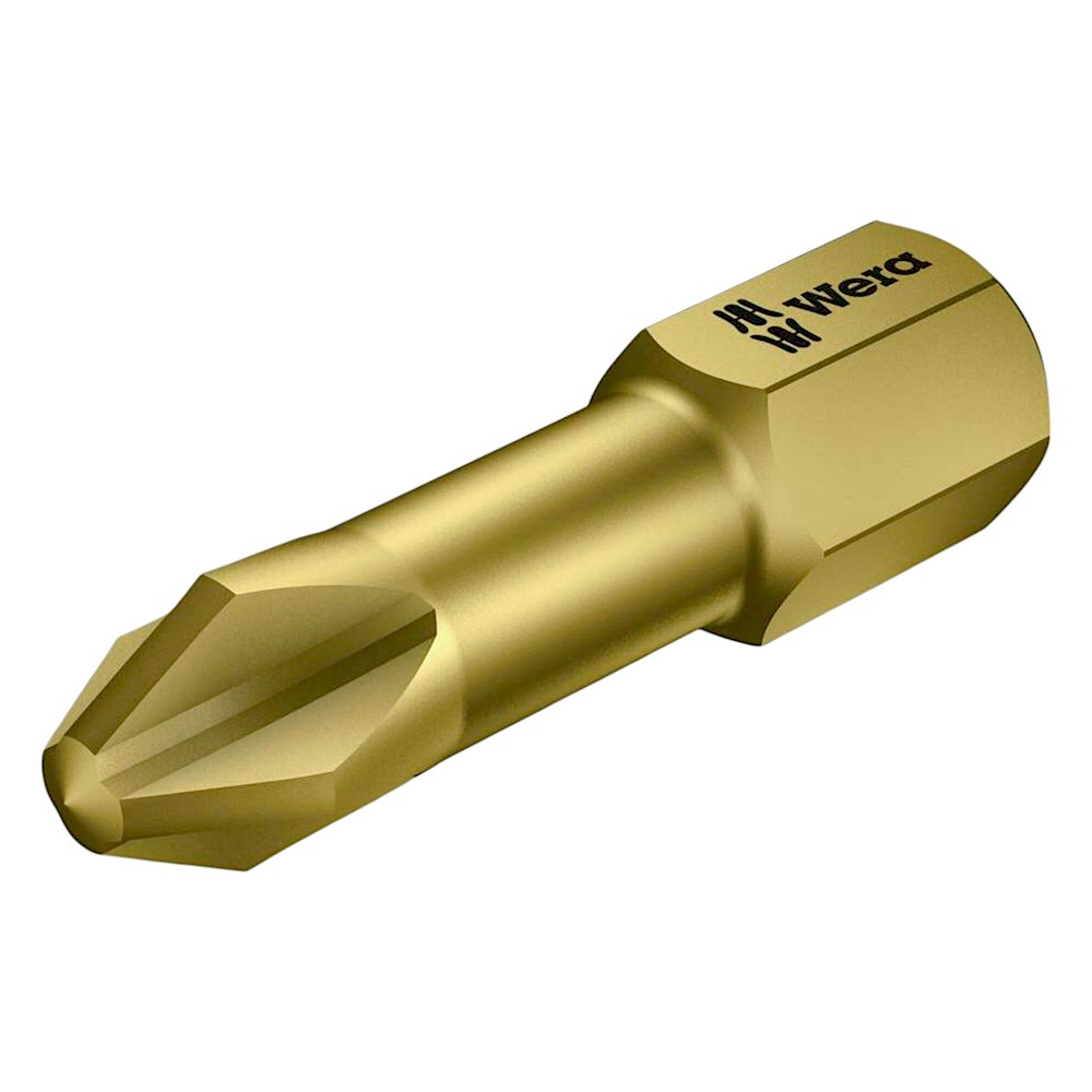 Bit Pozidriv PZ3 x 25mm 1/4" - Wera 05056925001 [2]