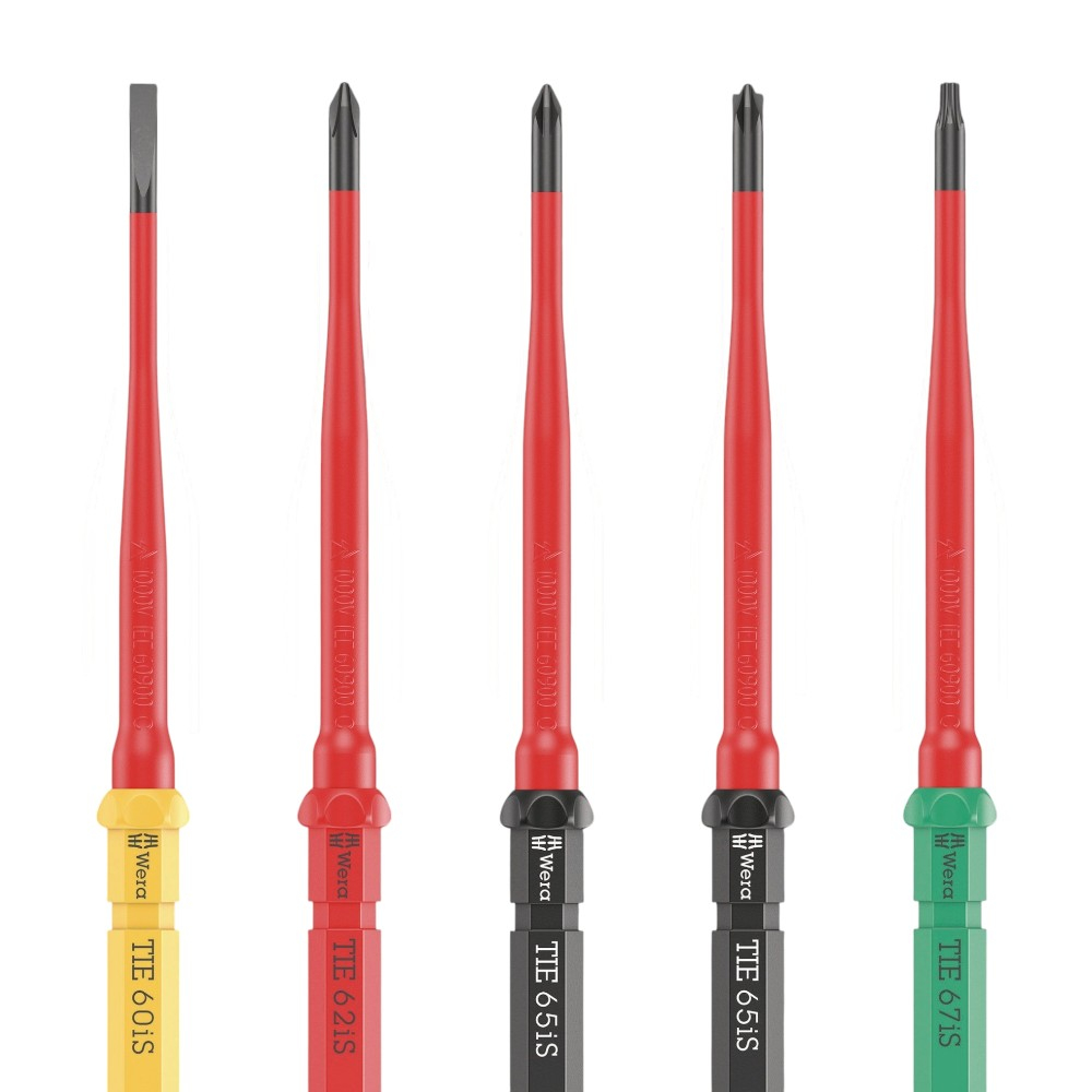 Set VDE Extra Slim 16 piese:  2x maner + 14x corp surubelnita - Torque Wera 05006609001 [3]