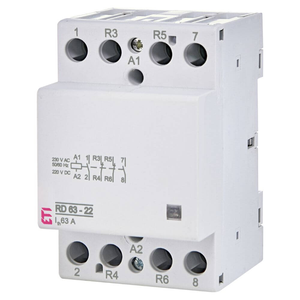 Contactor modular RD 63-22-230V AC DC - ETI 002464030