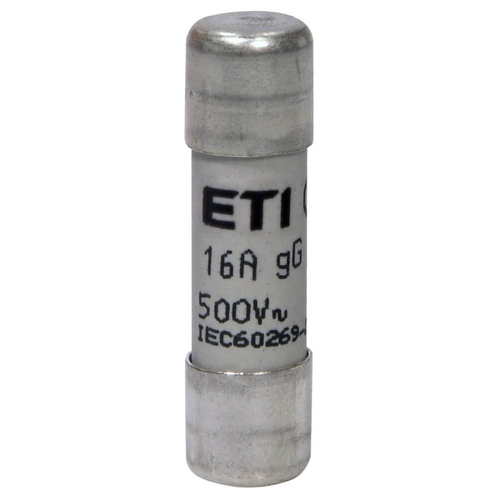 Siguranta fuzibila cilindrica CH10x38 gG 16A 500V - ETI 002651019