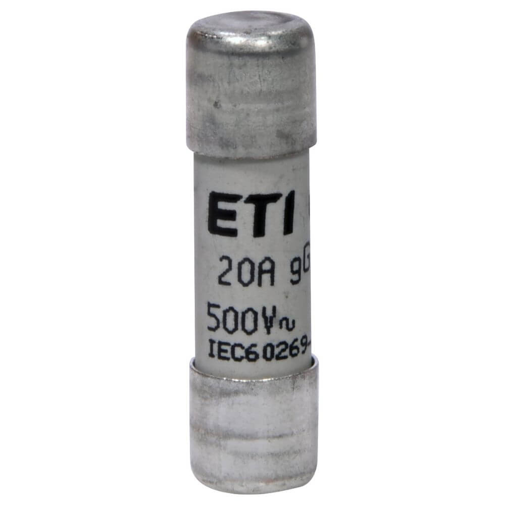 Siguranta fuzibila cilindrica CH10x38 gG 20A 500V - ETI 002651020