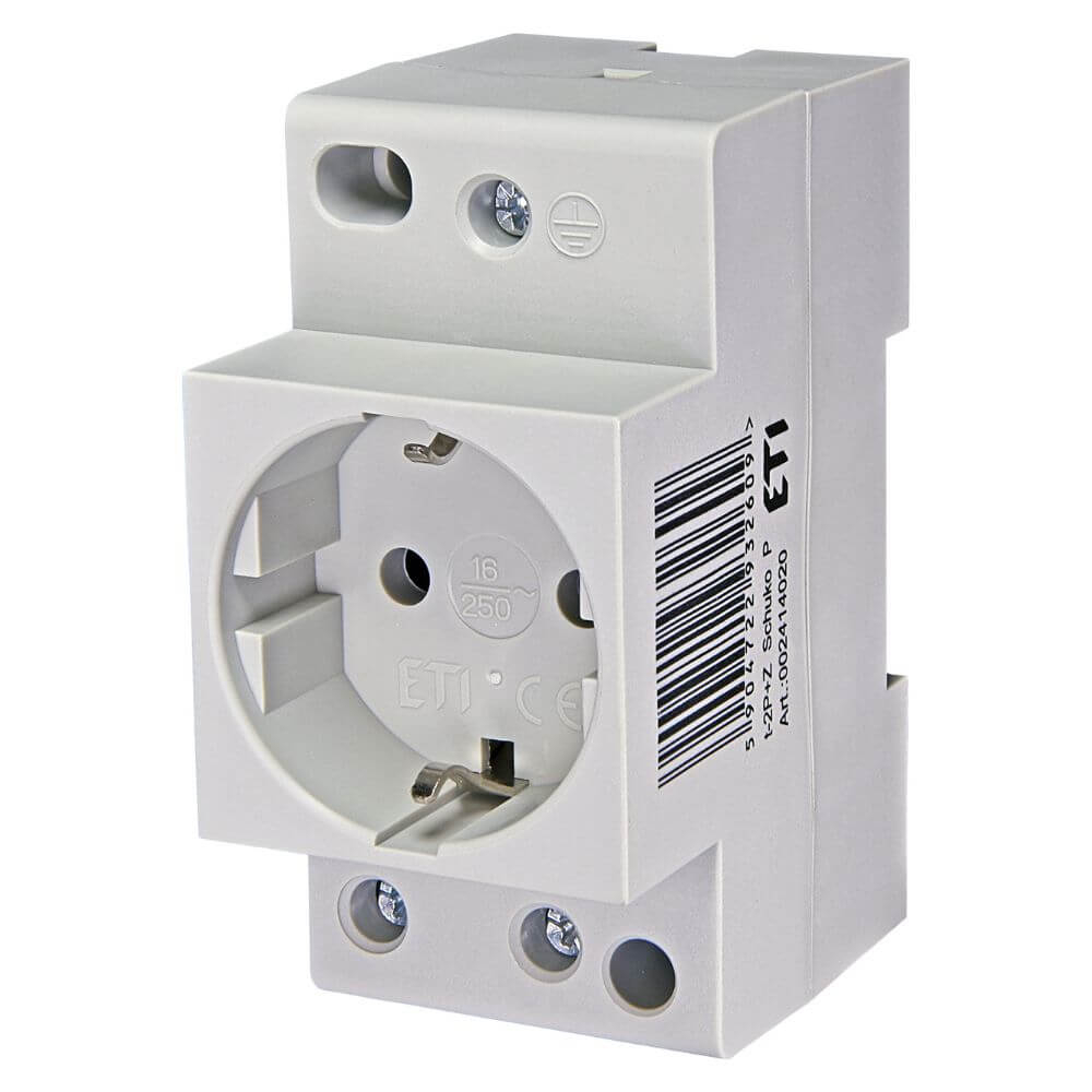 Priza modulara t-2P+Z Schuko P - ETI 002414020