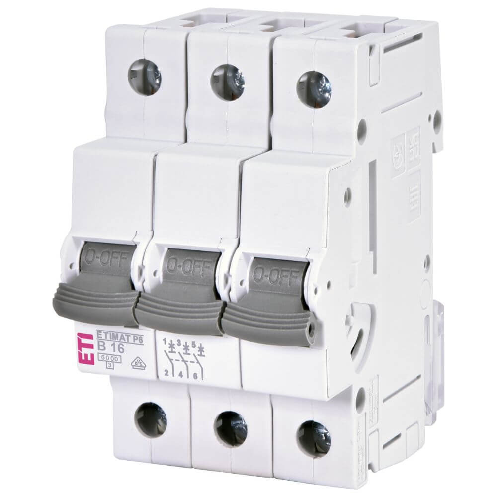 Siguranta automata ETIMAT P6 3p B16 - ETI 001900310