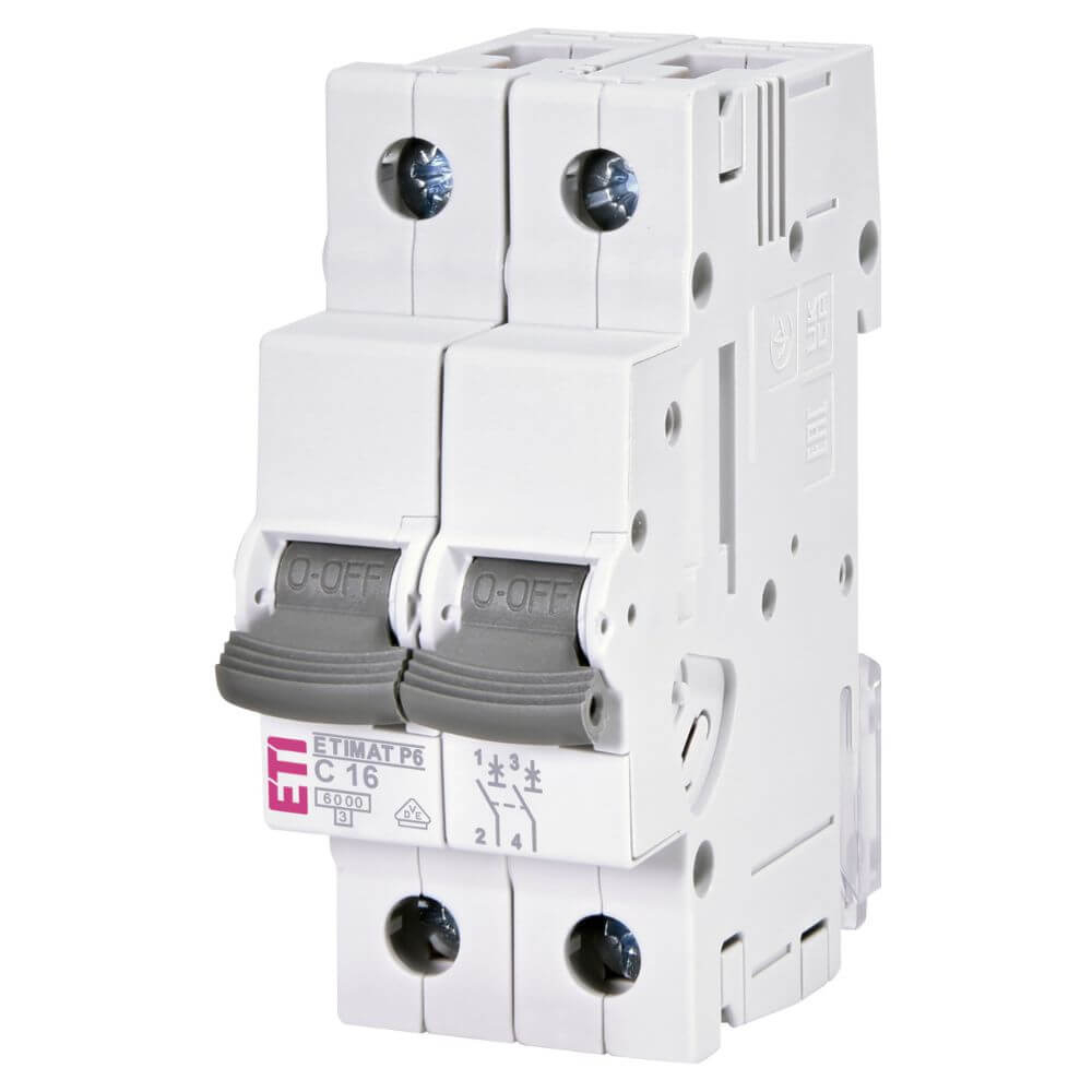 Siguranta automata ETIMAT P6 2p C16 - ETI 001900230