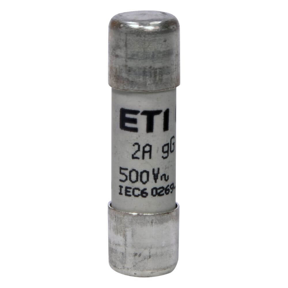 Siguranta fuzibila cilindrica CH10x38 gG 2A 500V - ETI 002651013
