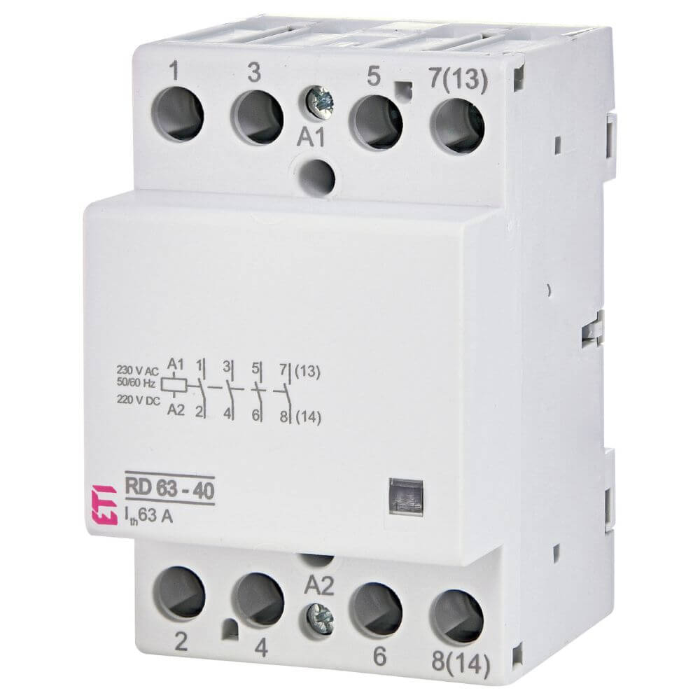 Contactor modular RD 63-40-230V AC DC - ETI 002464026