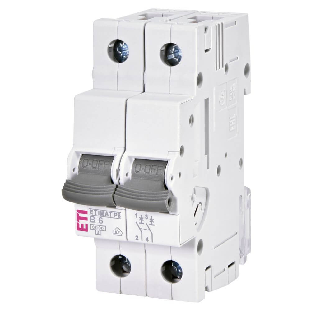 Siguranta automata ETIMAT P6 2p B6 - ETI 001900207